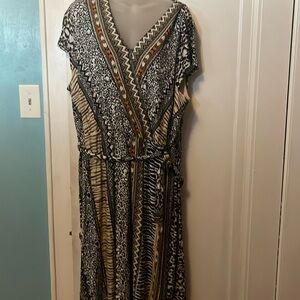 Ruby Rd Multi Color Woman’s Dress 1X